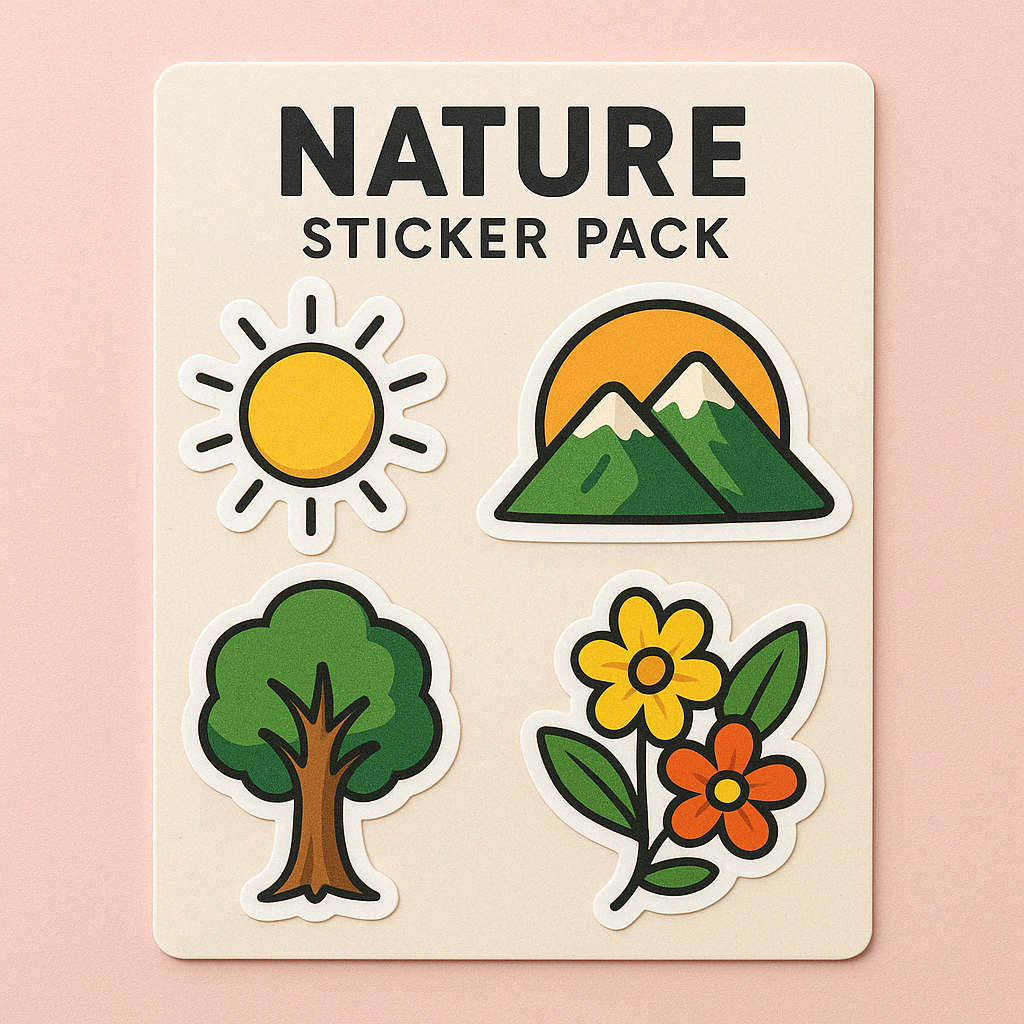 Nature Stickers Collection