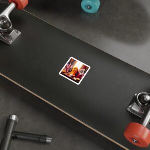 Funny Presidential Snack Die-Cut Stickers - Perfect for Laptop or Decor