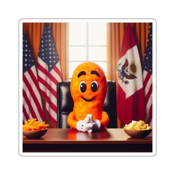 Funny Presidential Snack Die-Cut Stickers - Perfect for Laptop or Decor - Image 9