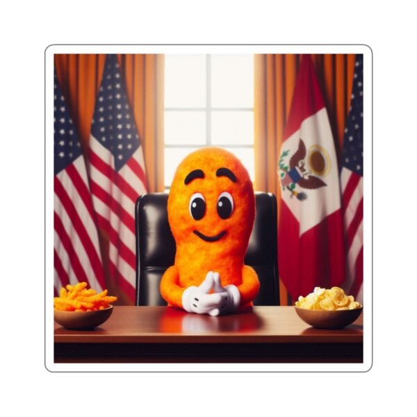 Funny Presidential Snack Die-Cut Stickers - Perfect for Laptop or Decor - Image 5