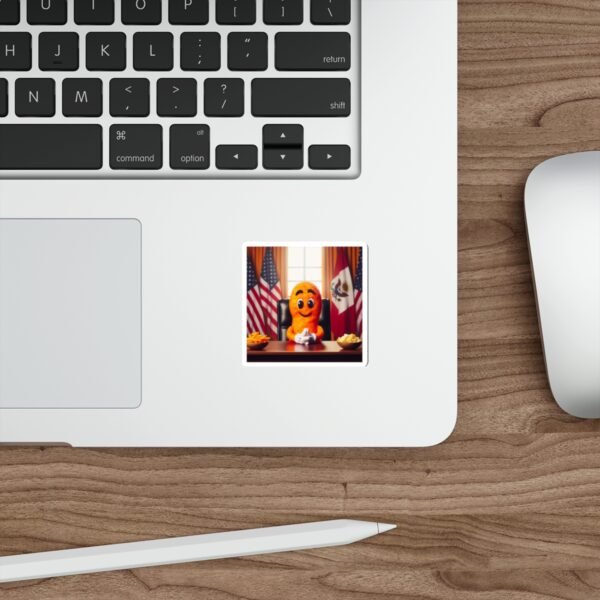 Funny Presidential Snack Die-Cut Stickers - Perfect for Laptop or Decor - Image 3