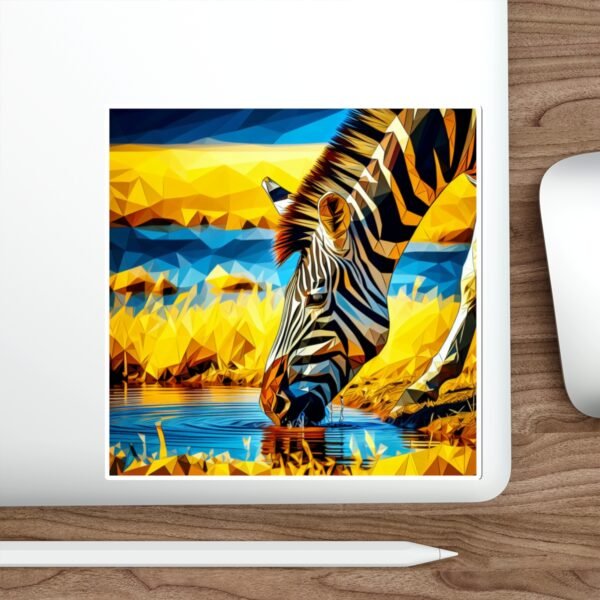 "Zebra Beauty" Die-Cut Stickers - Image 3