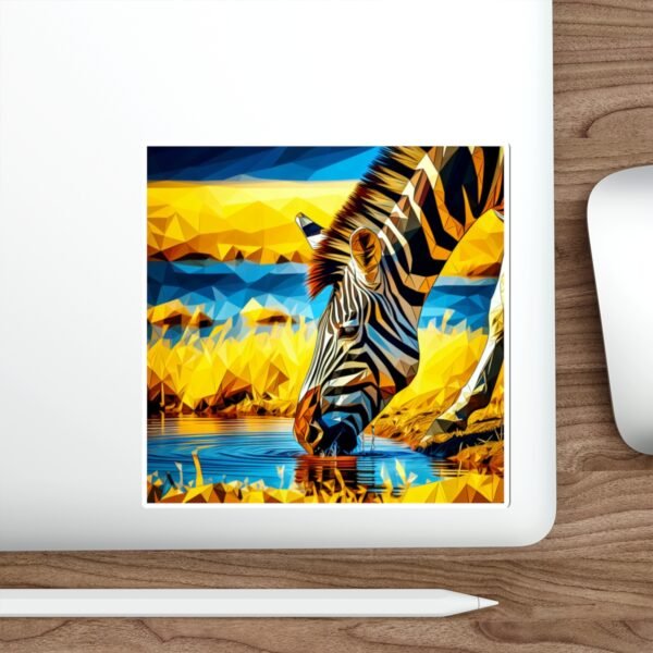 "Zebra Beauty" Die-Cut Stickers - Image 5