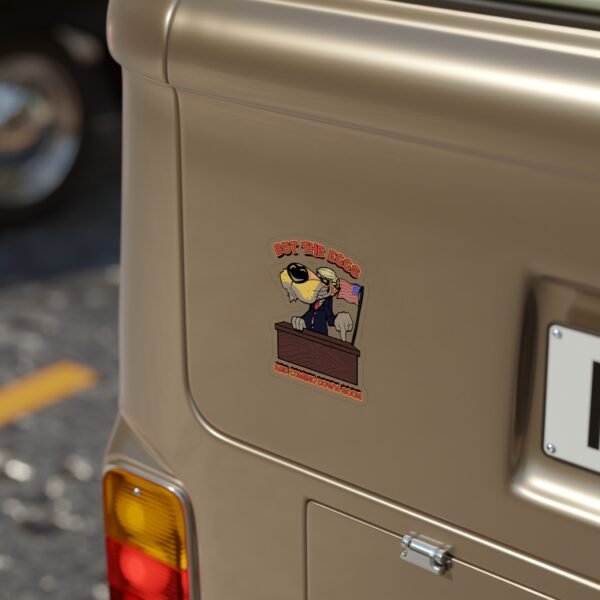 'But The Eggs Are Coming Down Soon' TRANSparent Vinyl Sticker - Image 12