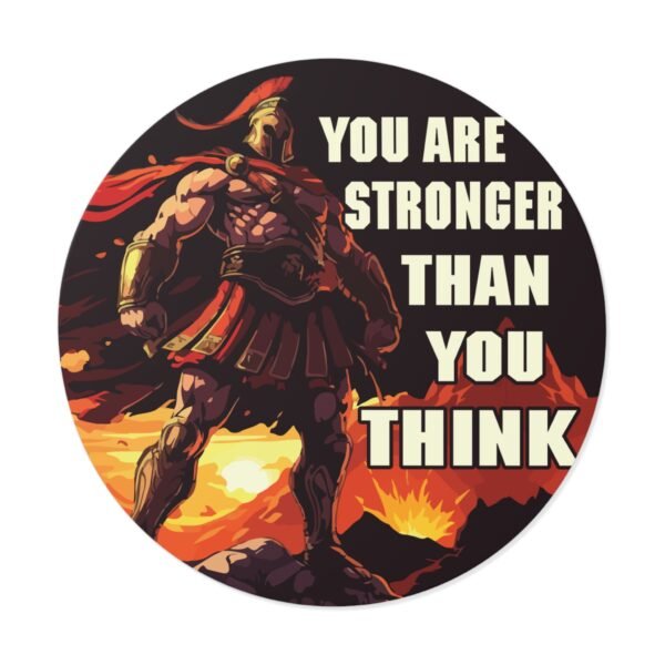 'You Are Stronger Than You Think' Vinyl Sticker - Image 5