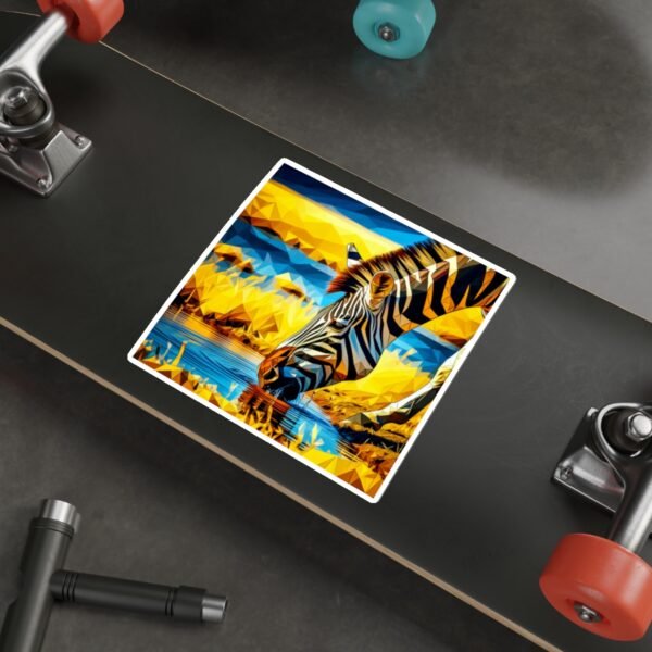 "Zebra Beauty" Die-Cut Stickers - Image 2