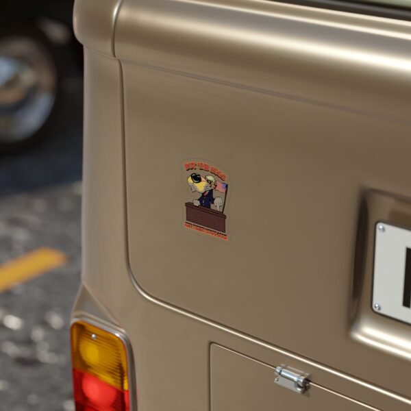 'But The Eggs Are Coming Down Soon' TRANSparent Vinyl Sticker - Image 6