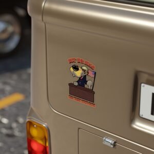 'But The Eggs Are Coming Down Soon' TRANSparent Vinyl Sticker